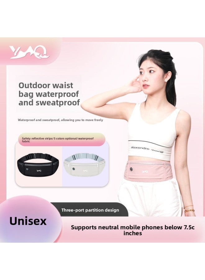 Running Waist Bag Sports Mobile Phone Bag Men's And Women's Personal Outdoor Equipment Waterproof Lightweight Marathon Fitness Small Waist Bag-Color:Basic Model - Image 3