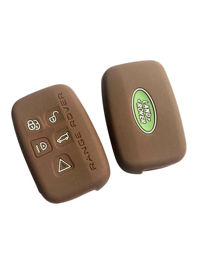 NIBEMINENT Land Rover 5 Buttons Car Key Silicone Cover Limited Edition Chain
