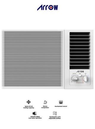 17,200 BTU Window Air Conditioner, Cooling Only, Mechanical Controls, White Color | Model Name: RO-18WHC - pzsku/ZC52F8F745863BF7F1577Z/45/_/1730820750/c559692e-1b62-413a-9826-405d2d9bf009