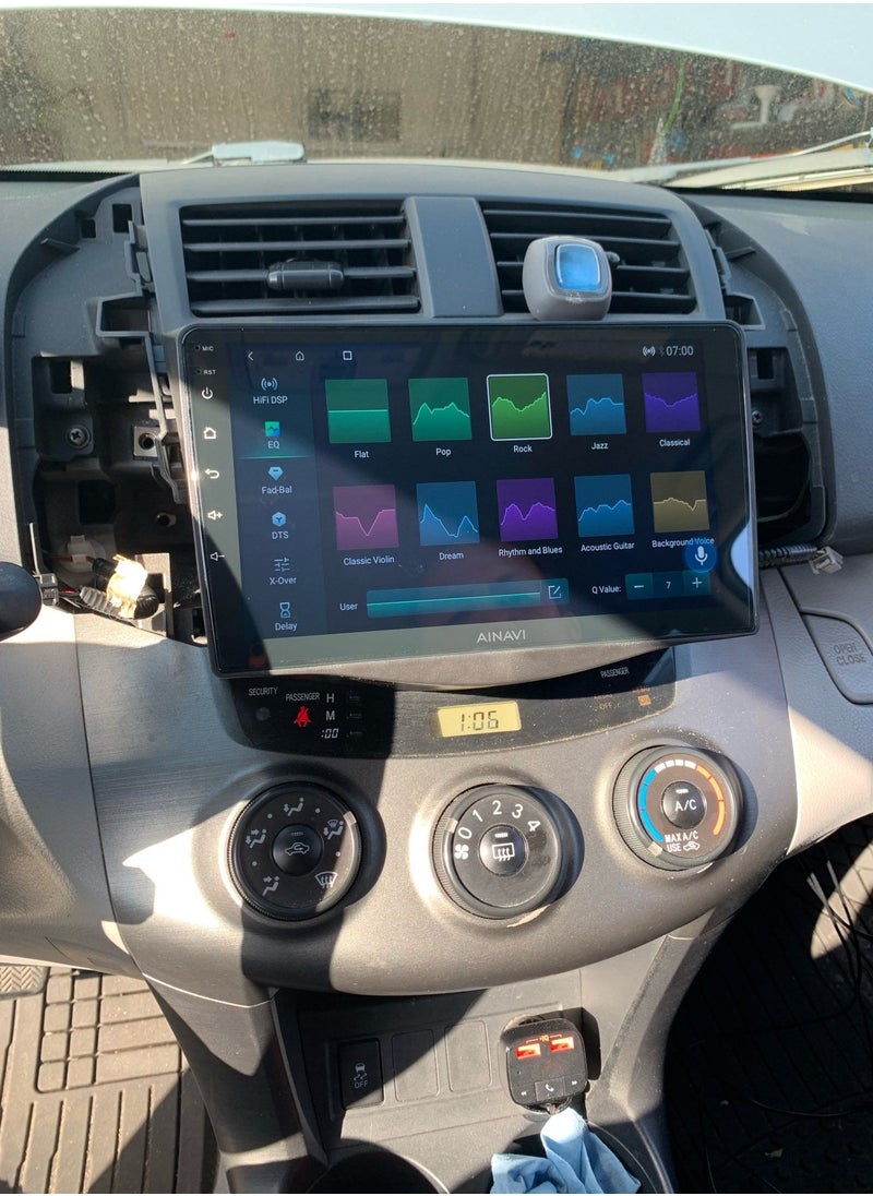 Android Screen For Rav4 2005 To 2013 4GB RAM Support Apple Carplay Android Auto Wireless QLED Touch Screen AHD Camera Included SIM Card Support Bluetooth Offline Navigation GPS