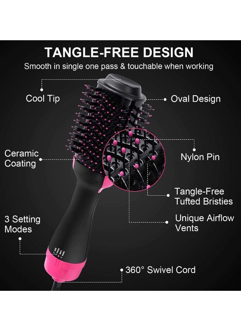 One Step Hair Blower Brush One Step Hair Dryer & Volumizer Hair Dryer Brush Dryer Rotating Hot Air Brush Hair Dryer Hairbrush Blow Dryer Comb  - Image 5