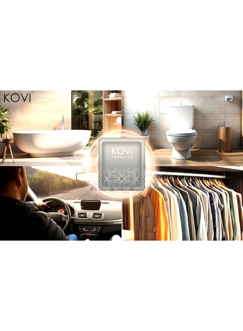 كوفي معطر جو باور بود للحمام والسيارة برائحة العنبر العربي 10 جرام - Image 5