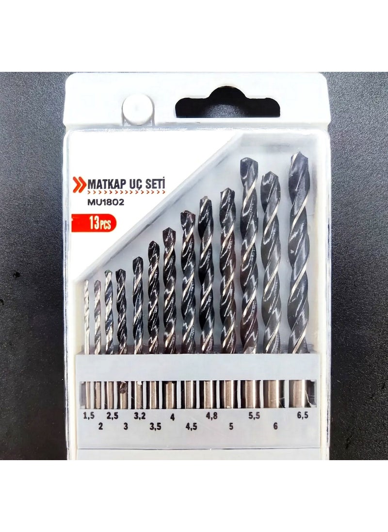 Neler Geldi Neler What's Arrived What's Drill Bits 13 Piece Professional Set Metal Drilling Drill Bit  - Image 2