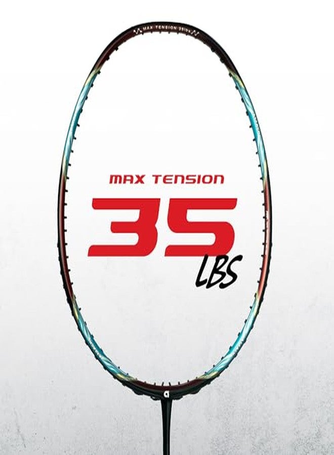 Apacs Attack 66 (35LBS | 5U | Power x Speed Frame System) 30T High Modulus Graphite Badminton Racket with Full Cover | Made in Vietman (Red) - Image 4