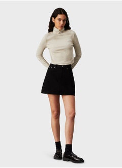 Calvin Klein Jeans WOVEN LABEL RIB ROLLNECK  - Image 4
