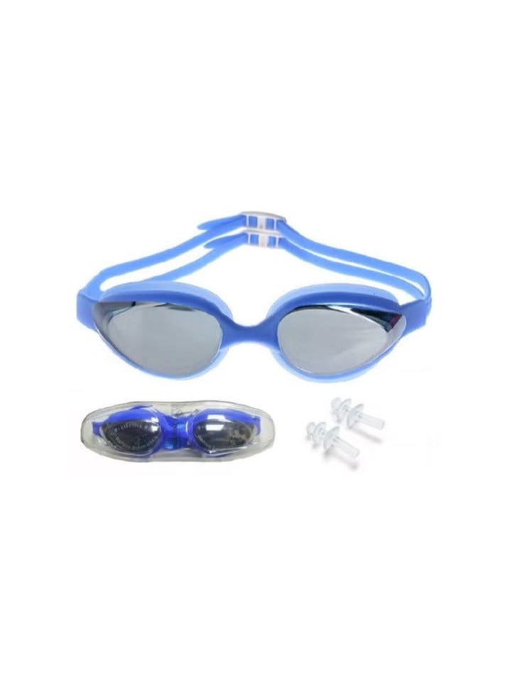 نظارات سباحة للبالغين والأطفال، نظارات سباحة كبيرة من السيليكون بإطار كبير، نظارات سباحة مانعة للتسرب للشاطئ مقاومة للماء