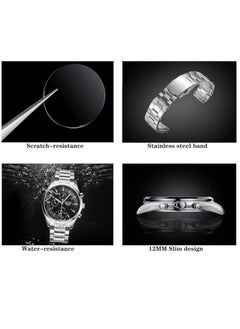 Bosck Watches For Men,Analog Mens Watch 42Mm Large Face Easy Read Stainless Steel Business Watch,Luminous Classic Luxury 30M Waterproof Mens Wrist Watches - pzsku/ZC52FE5C284AB255F5BB2Z/45/_/1714569646/5e8f3fb7-8cba-4ad1-97a5-934cdfab8ceb