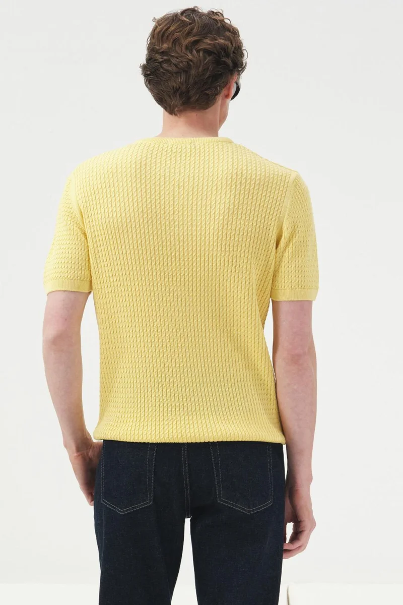 Giesto Lemon Yellow GIESTO Men's T-Shirt for Men | Best Price UAE