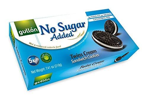 Gullon No Sugar Added Twins Creme Sandwich Cookies (210g) - Image 2