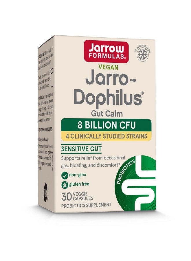 jarrow formulas جاررو فورمولا® جاررو-دوفيلوس® مكمل بروبيوتيك لتهدئة الأمعاء، 8 مليار CFU لصحة الجهاز الهضمي، 30 كبسولة إطلاق مؤجل، إمداد لمدة 30 يومًا - Image 1