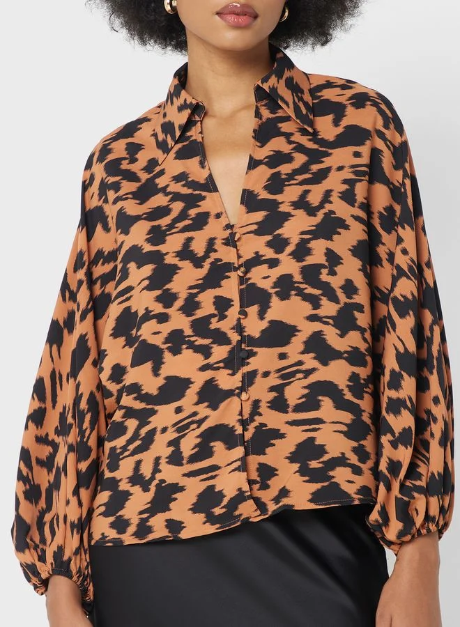 Little Mistress Puff Sleeve Top