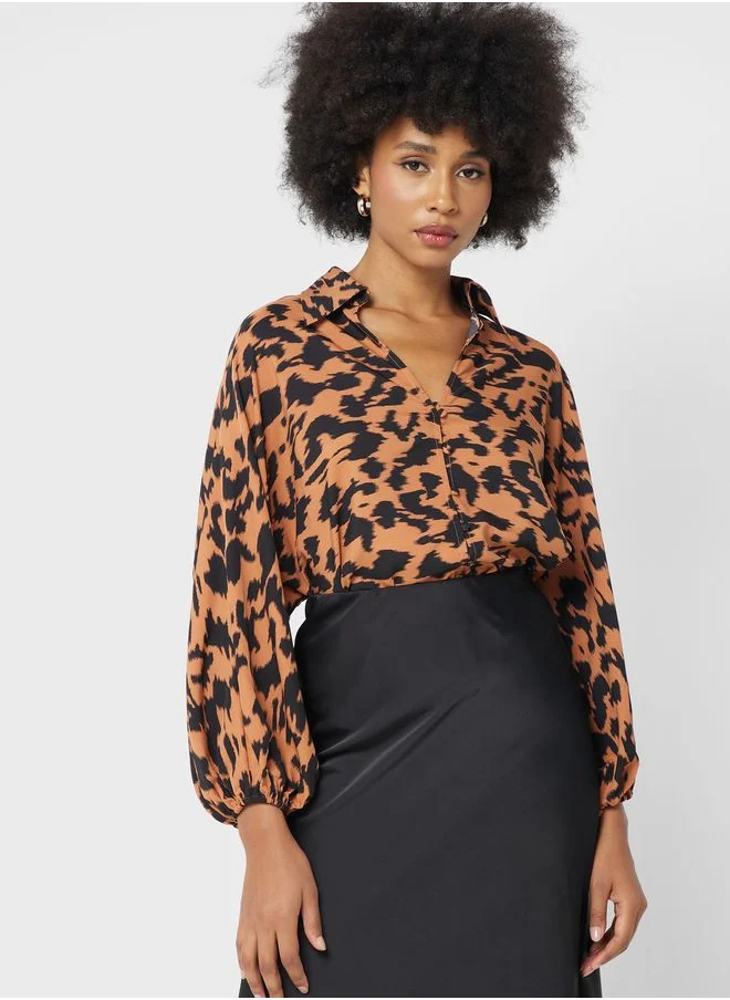 Little Mistress Puff Sleeve Top