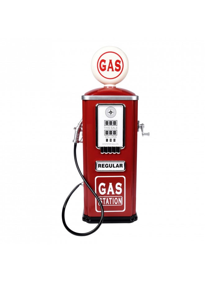 Constructive Playthings Constructive Playthings Gas Station Toy Gas Pump Replica with Nozzle and Hose, Retro Steel, Fun Sound Effects, Pretend Play, Early Learning, Outdoor Toddler Toys for 3 Years Plus, 10 lbs., 1 ct.  - Image 1