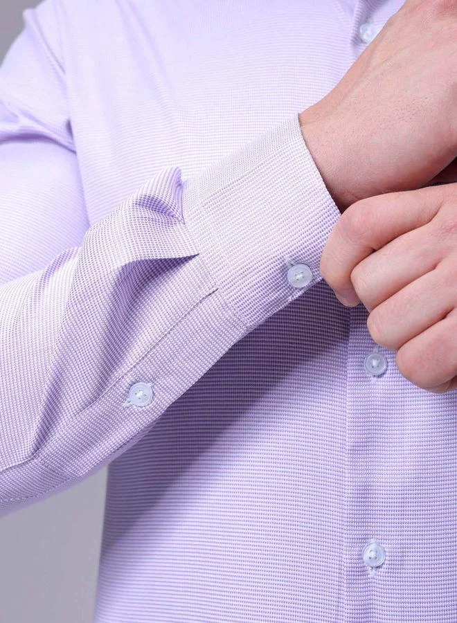 شركة المرآب الهندية Men Slim Fit Solid Full Sleeves Cutaway Collar Formal Shirt