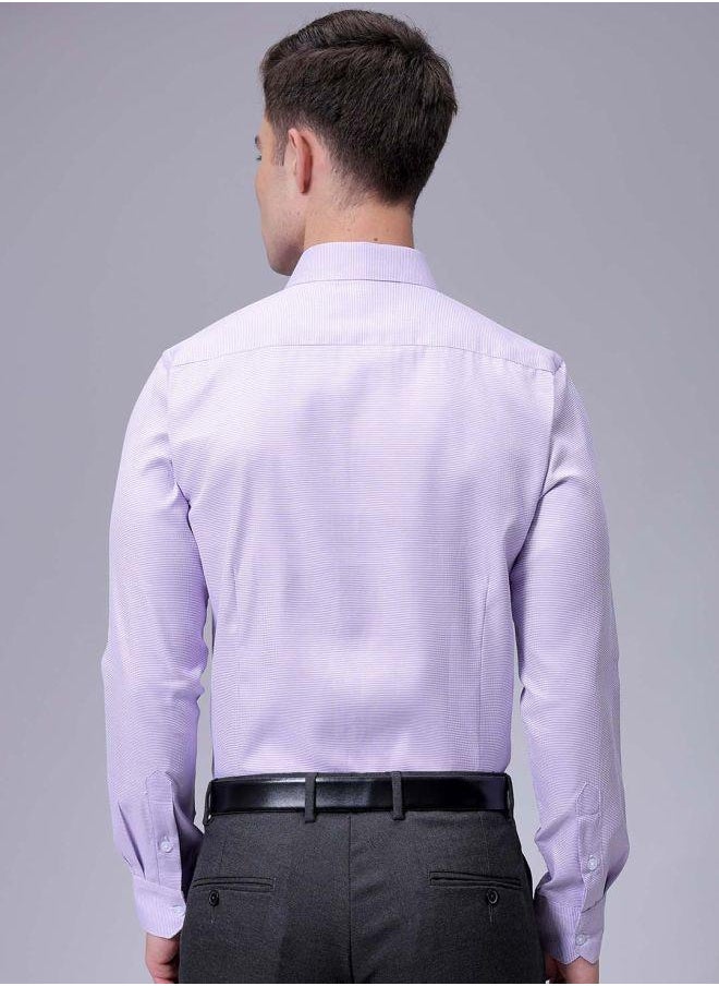 The Indian Garage Co Men Slim Fit Solid Full Sleeves Cutaway Collar Formal Shirt  - Image 2