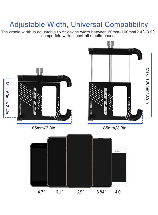 GUB Aluminum Bike Phone Holder 11.20x7.40x8.00cm - Image 5