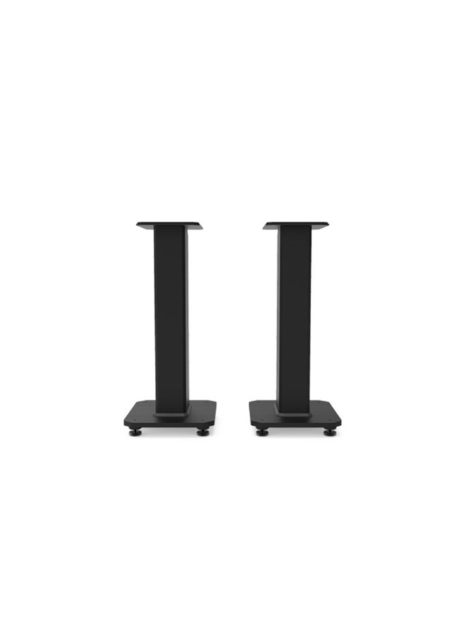 Kanto Audio SX22 22" Fillable Speaker Stands with Isolation Feet and Fillable Channel-Black, Pair - Image 1