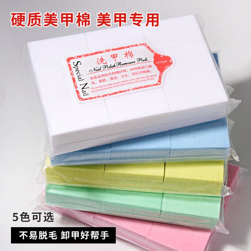 Nail Remover Cotton Pads – Lint-Free Disposable Makeup Towels for Nail Salon - Image 2