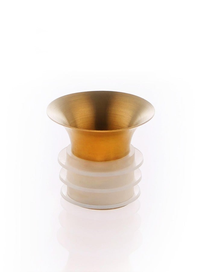 MAYU Golden Pouring Spout - Elegant Gold Spout for the Swirl Pitcher Carafe - Stainless Steel with a Grade A Silicone Seal - Image 1