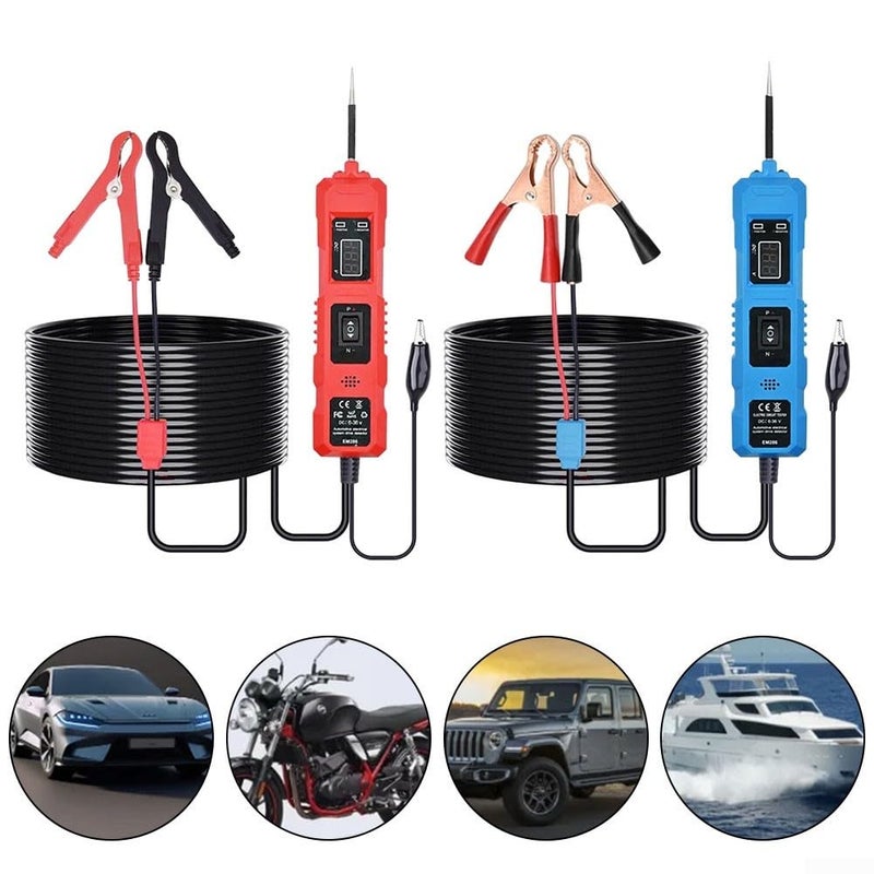 Automotive Electrical Tester Kit EM286 4M Cable Short Circuit Protection Voltage Ground Continuity Tester - Image 4