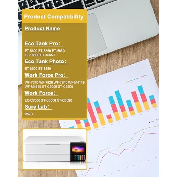 صندوق صيانة الحبر E-9345 C12C934591 لطابعات ET-8550 ET-16600 ET-5850 ET-5800 ET-16650 ET-8500 WF-7840 WF-7820 ET-5880 WF-7310 ST-C8000; C12C934591 PXMB9 خزان صيانة الحبر 2-عبوة - Image 3