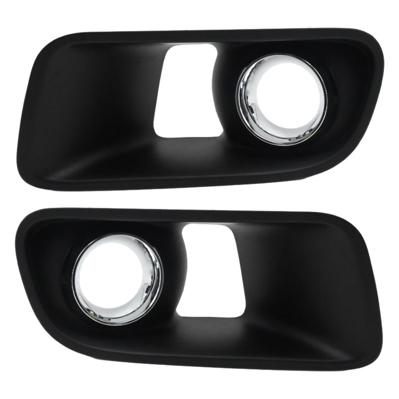 UOIENRT 2Pcs 68072021AA Left  Right Fog Light Cover Fog Light Chrome Bezel Replacement for Dodge Charger SRT8 20122014 Replace 68072020AA CH1038153 CH1039153
