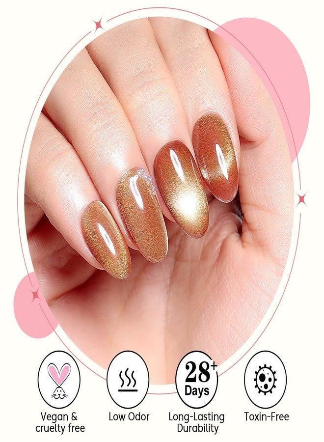 AIMEILI Cat Eye Gel Nail Polish Soak Off U V LED Hema Free Cruelty Free Vegan Gel Polish Colors for Nail Art DIY Gel Nail Manicure 721 - Image 4
