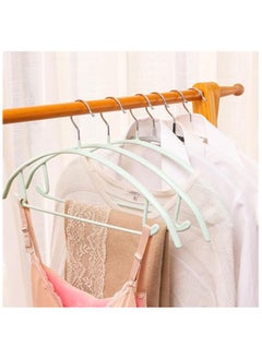 TYCOM Non Slip Hangers Suit Hangers 5 Pack Clothes Hangers with No Shoulder Bump Design for Coats Jackets Pants Dress Clothe Black 5 Piece.  - Image 4
