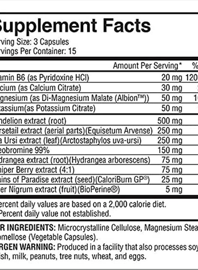 Evogen Nutrition Nutrition Super Dry | Premium Water Loss, Shredded, Definition, Dandelion, Horsetail, Uva Ursi, Grains of Paradise, Juniper Berry, Bioperine, | 45 Capsules  - Image 5