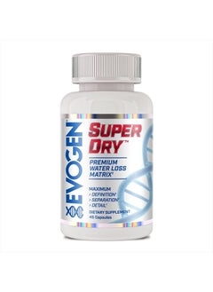 Evogen Nutrition Nutrition Super Dry | Premium Water Loss, Shredded, Definition, Dandelion, Horsetail, Uva Ursi, Grains of Paradise, Juniper Berry, Bioperine, | 45 Capsules  - Image 2