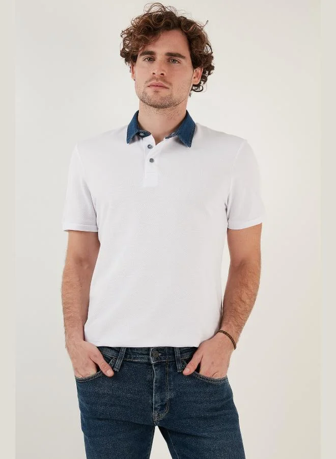 Buratti  Buratti 100% Cotton Buttoned Regular Fit Polo Collar T Shirt Men's POLO COLLAR T SHIRT 5902134 for Men | Best Price UAE