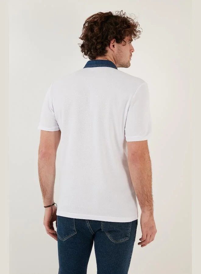 Buratti  Buratti 100% Cotton Buttoned Regular Fit Polo Collar T Shirt Men's POLO COLLAR T SHIRT 5902134 for Men | Best Price UAE