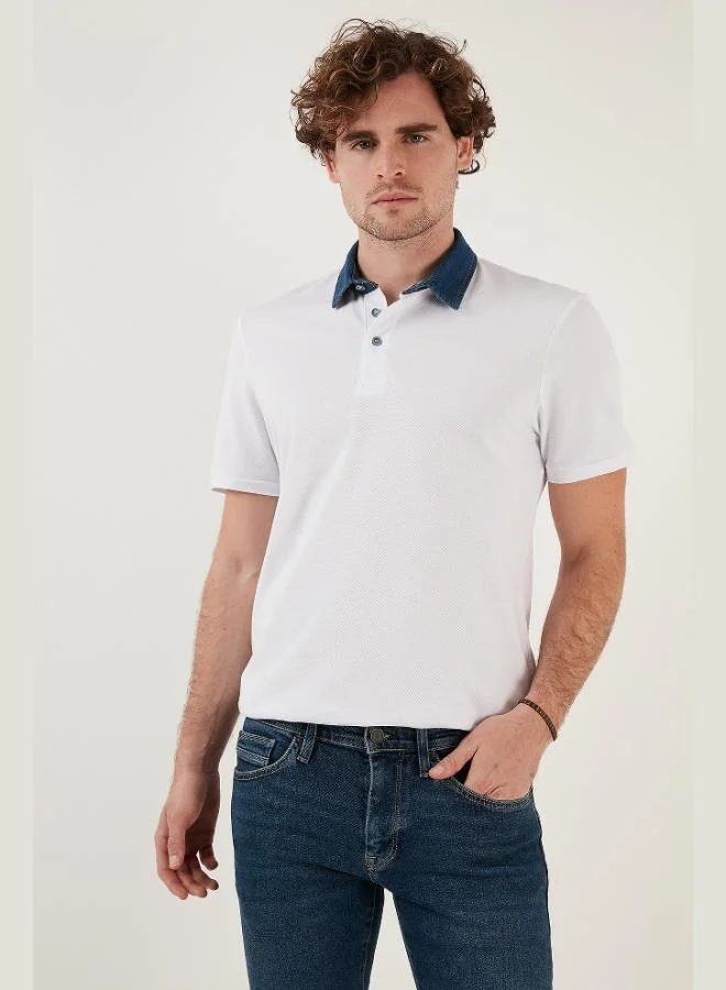 Buratti  Buratti 100% Cotton Buttoned Regular Fit Polo Collar T Shirt Men's POLO COLLAR T SHIRT 5902134 for Men | Best Price UAE