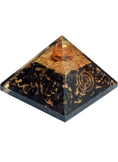 WholesaleGemShop Energy Generator Black Tourmaline Orgone Pyramid EMF Protection Natural Healing Crystal Chakra Meditation, Heart Chakra, Reiki Healing Metaphysical Gift 