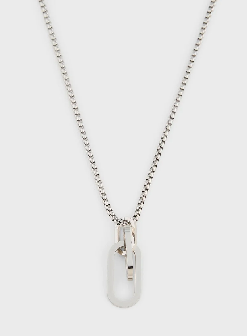 Seventy Five Triple Pendant Necklace
