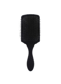 Wet brush Paddle Detangler Hair Brush Black, Ergonomic, Easy Grip, Stress Free, Intelliflex Bristles, Brushing, Effortless Mane Detangling, Thinner, Stronger, Flexible Tangle Free  - Image 1