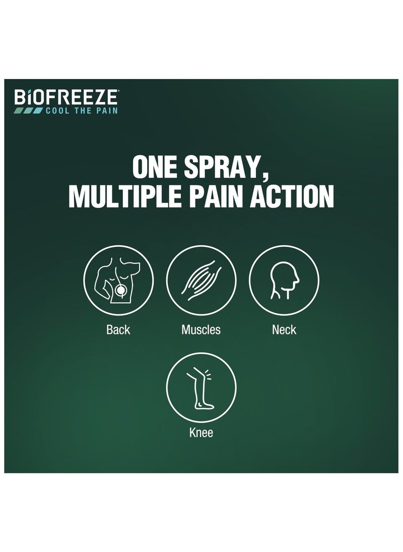 Biofreeze Pain Relief Spray 118 ML  - Image 5
