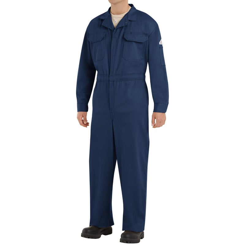 Bulwark FR Mens Midweight Excel FR Deluxe Coverall Navy XLarge