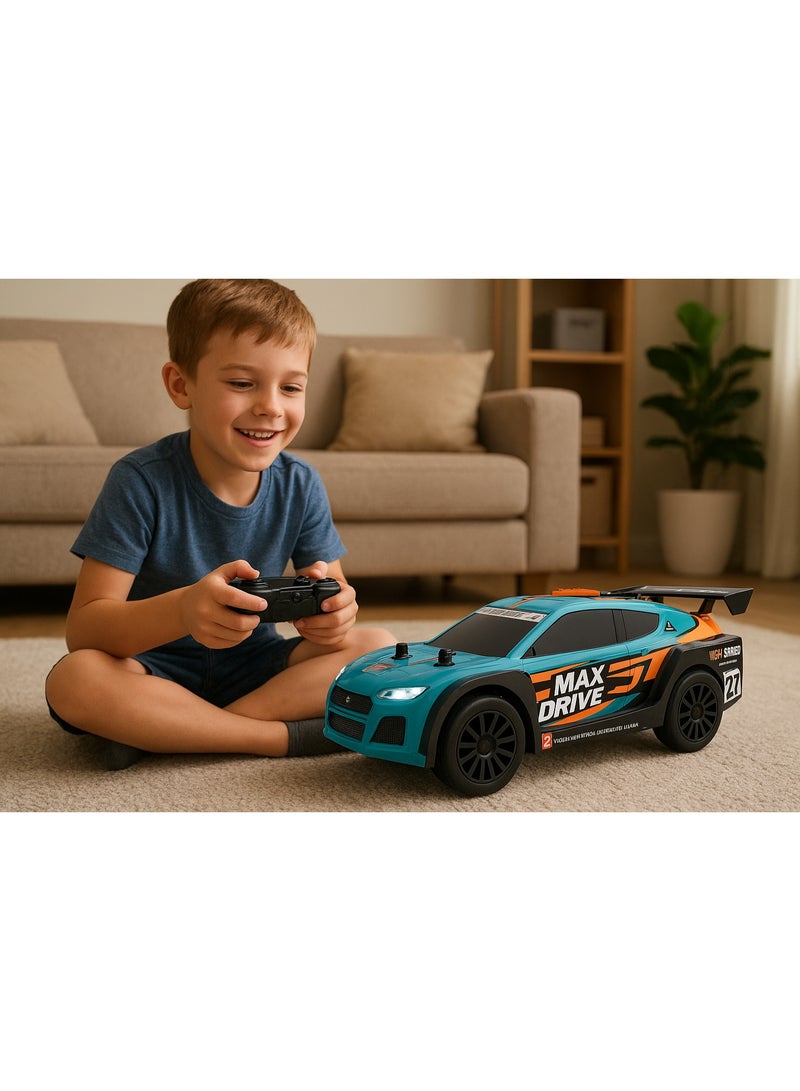 D-Power D Power – Rally Monster | RTR, Radio Remote Control Car for Kids | 1:26 Scale, 27MHz, All Way Movement RC Car | Blue Asst. - Image 2