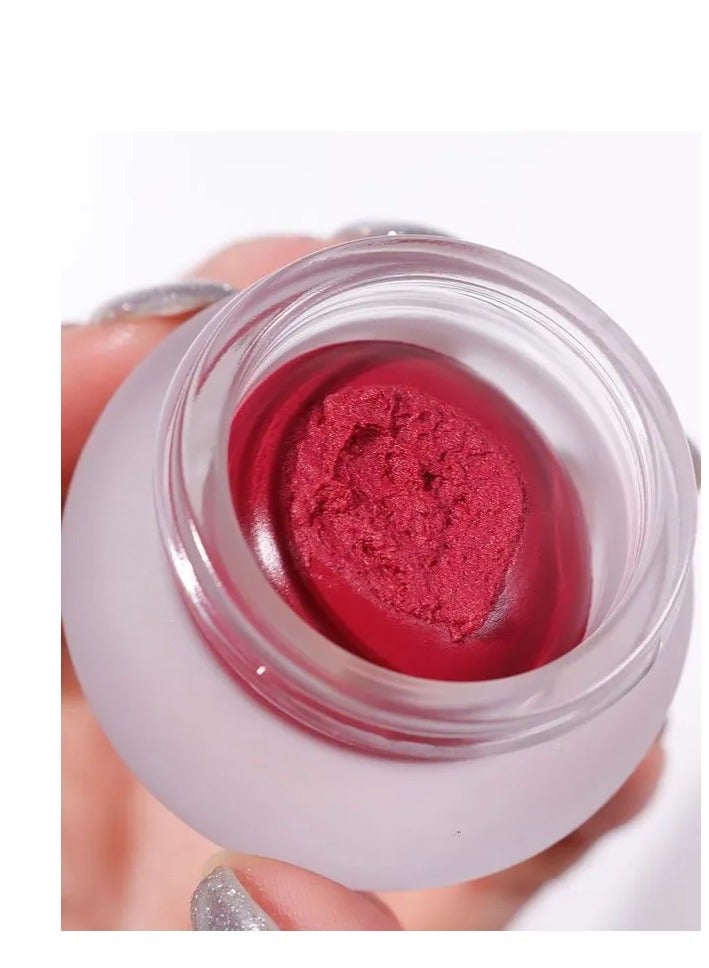 FWEE Lip & Cheek Blurry Pudding Pot CR01 Dear 5g and Fwee Fingerlike Silicone Lip Brush - Image 5