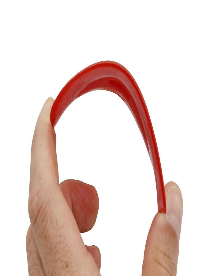 Creative Hobbies Red Soft Silicone Pottery - Pack of 2 | Ultra-Soft Ceramic Sculpting Tool for Smooth Finishing and Removing Finger Marks | Essential Tool for Potters (Shape 0) - Image 4