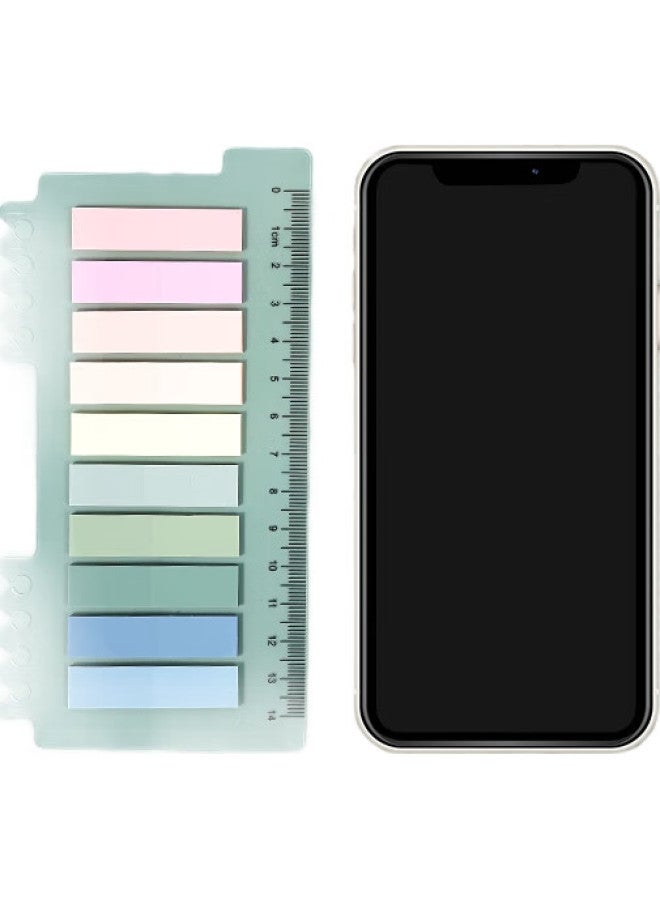 Simaa [Lowest Price Online] Simaa Morandi Color Sticky Notes Index Labels Waterproof Fluorescent Markers For Students Loose-Leaf Index Tabs 200 Pieces Xsyt1 - Image 3