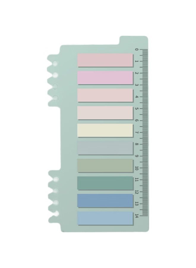 Simaa [Lowest Price Online] Simaa Morandi Color Sticky Notes Index Labels Waterproof Fluorescent Markers For Students Loose-Leaf Index Tabs 200 Pieces Xsyt1 - Image 2