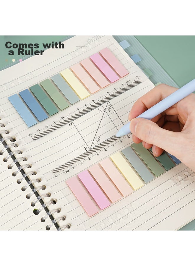Simaa Morandi Color Sticky Notes Index Labels Waterproof Fluorescent Markers For Students Loose-leaf Index Tabs 200 Pieces Xsyt1 - Image 5