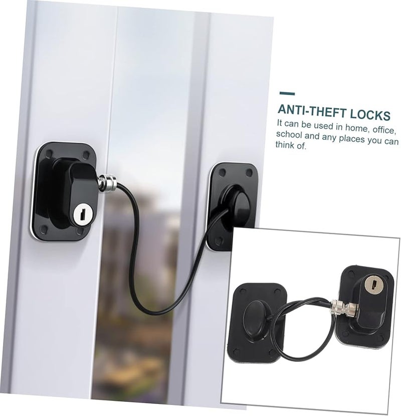 قفل النافذة والباب والخزانة لسلامة الأطفال سهل التركيب أبيض - Image 5