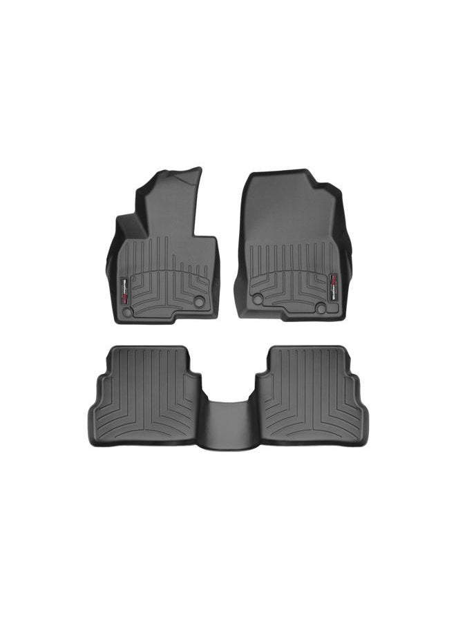 WeatherTech Custom Fit FloorLiners for Mazda CX-5-1st & 2nd Row (4411871-444192), Black - Image 1