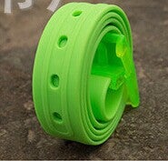 Adjustable Silicone No-Metal Belt Sky Blue 26 - Image 2