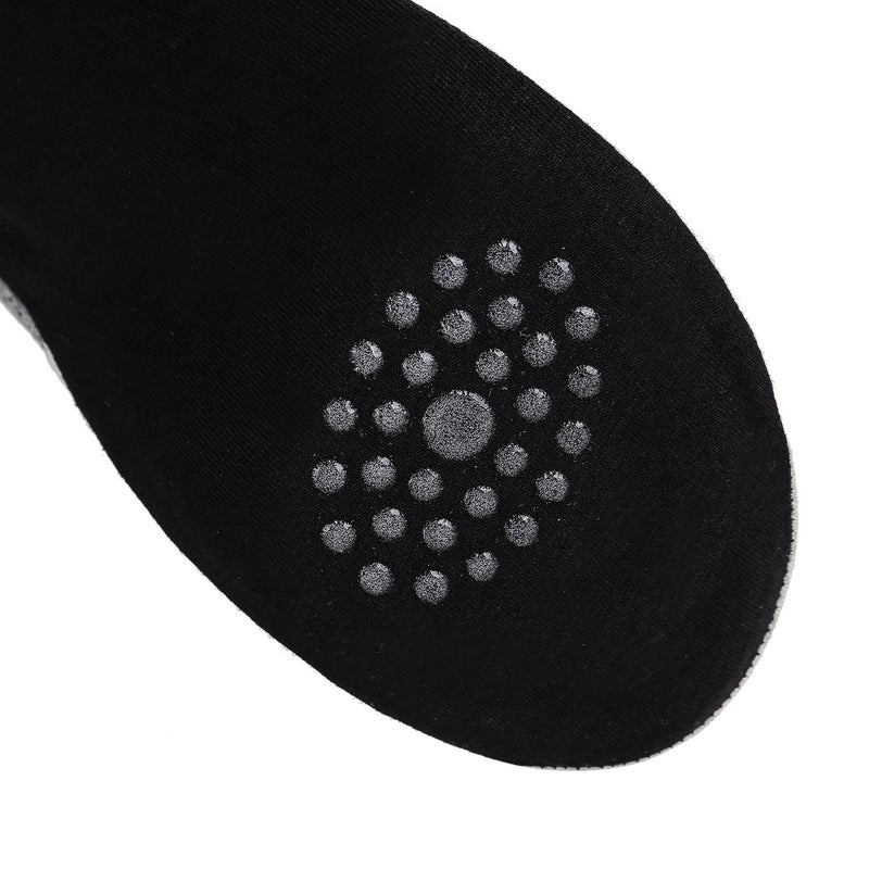 Joulli Casual No Show Liners Socks For Men 6 pack Non Slip Boat Socks,Black Gray,light Gray,Small - Image 3