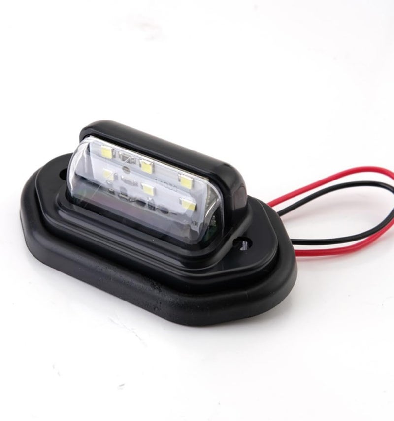 MAGICLULU 30v مصباح لوحة ترخيص LED ساطع، جزء تعديل سيارة، مؤشرات شاحنة، مادة - Image 4