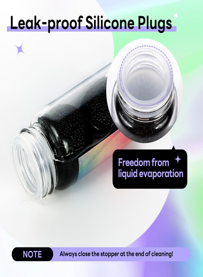 ACTROL Eyelash Extensions Tweezer Cleanser 1 Bottles Lash Tweezers Cleaning Tool for Lash Glue Remover with Sponge Black Ball Eyelash Tweezer Liquid Supplies 30ml - Image 4